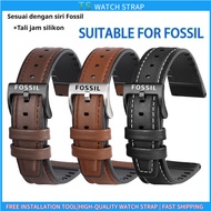 Apply To Men FOSSIL FS5237, FS5132, FS5241 Watches, 22mm Waterproof Sweatproof Original Style Silico