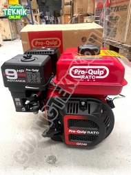 Engine Penggerak 9HP PROQUIP QX240 RATO 4T / Engine Bensin Mesin Serbaguna 9 HP 4 Tak Gasoline Engin