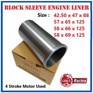 (42.50x47x88/57x65x125/58x66x125/58x69x125)Cylinder Block Sleeve Engine Liner Cylinder Liner Tukir B