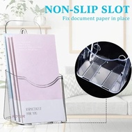 ROTUR A6 Brochure Holder, Plastic Countertop Pamphlet Holder, Literature Portable High Quality Trans