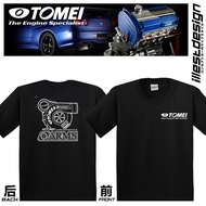 2025 24 fashion Auto Tees: CP281-CP283 Tomei Racing Tshirts. WRX STI GTR35 SUPRA RX7 ZC31S FK8R FD2R