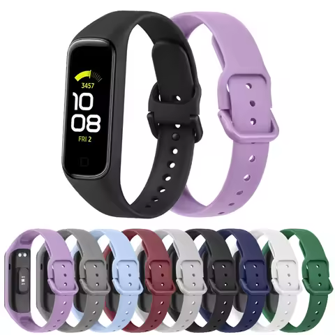 Silicone Watch Strap for Samsung Galaxy Fit 2 Band Bracelet Replacement Sport Smartwatch Watchband f