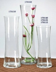 Simple fashion transparent glass vase rich bamboo large water culture vase floor technology decorati