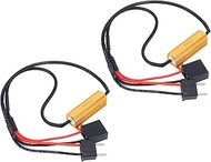 2 x H7 LED Resistor Kit, 50 W 6 Ohm Charge Resistor Error Cross 2 Pieces H7 LED Decoder Load Resista