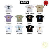 [READY STOCK] ADLV TEE New Design Acme De La Vie printed short sleeve Tshirt oversize korean 衣服 上衣