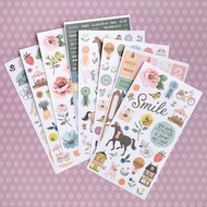 Crate Paper Maggie Holmes Market Square Sticker Book - Gold Foil Accents 258/Pkg