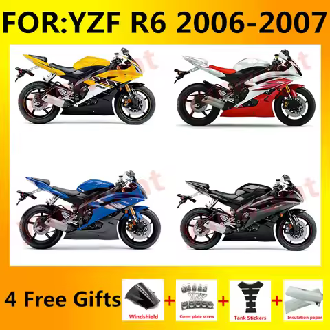 Motorcycle Injection Mold YZF R6 06 Fairing bodywork Kits YZF600 R6 07 Abs for YAMAHA YZFR6 2006 - 2