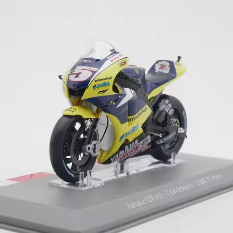 Diecast Ixo 1:18 Scale Moto GP 2008 YZR M1 Colin Edwards Motorcycle Alloy Car Model