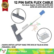 12Pin Sata Flex Cable For Acer Aspire 3 A314-22 A314-22G A314-35 A314-35G A114-33 Laptop SATA Hard D