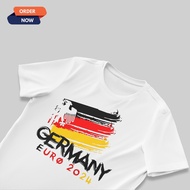 Euro 2024 T-Shirt GERMANY GERMANY DER PANZER Men's Top JERSEY PREMIUM COTTON FANS Football Supporter