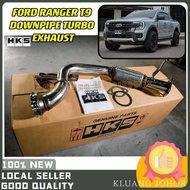 HKS 2023 HKS LEGAMAX DOWNPIPE FORD RANGER T9 2.0 TURBO EXHAUST SYSTEM EKZOS DOWNPIPE NEXT GEN T9 FORD NEW GEN