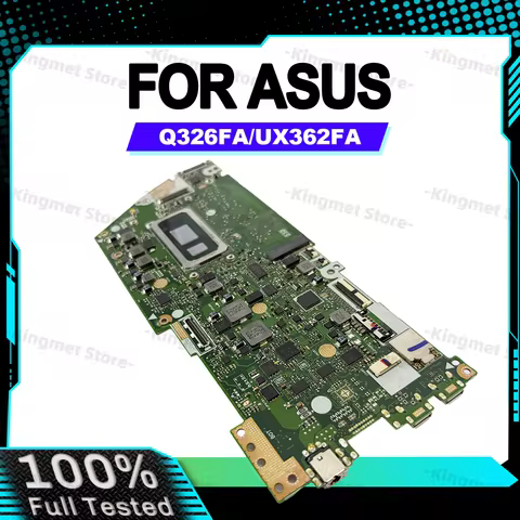 UX362F UX362FA Laptop Motherboard For ASUS ZenBook 13 UX362FA Flip Q326FA Notebook Mainboard With I3