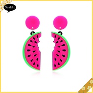 [SK] Watermelon Dangle Earrings Fashion Party Summer Beach Jewelry Gift for Women