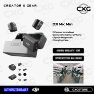 11.11 Sales DJI Mic Mini 2-Person Compact Wireless Microphone System for Camera & Smartphone (2.4 GH
