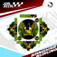 Stiker Decal Tebok Lovebird Batman SOGON Mania Sangkar Kandang Burung Sogok Ontong Trotolan Sriganti