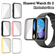 เคสป้องกันหน้าจอแบบนุ่มสำหรับ Huawei Watch Fit 2เคสกันกระแทกแบบชุบ