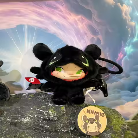 Nook x How to Train Your Dragon Toothless Pendant | 52TOYS PU Co-Branded Badge Anime Peripheral Coll