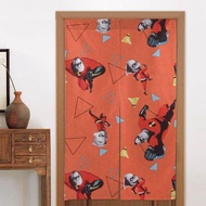 Incredibles Partition Half Curtain Kitchen Restaurant Fabric Curtain Door Curtain Japanese Style