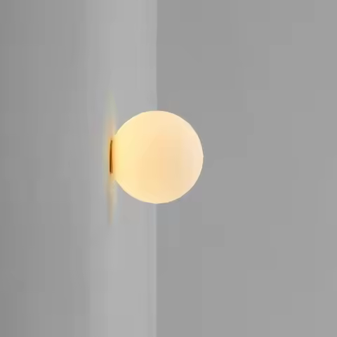 White Glass Lamps Modern Living Room LED Wall Lamp For Bedroom Hallway Porch Stair Hotel Restaurant 