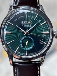 Brand New Seiko Presage Mocking Bird Green Dial Power Reserve Automatic Watch SSA459J1