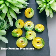 Natural jade pendant Jadeite jade, many colors, donut models, additional unisex necklace pendant acc