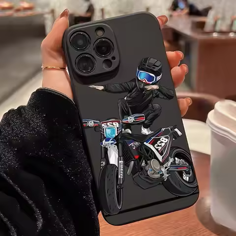 Cool Kid Moto Phone Case for vivo Y28 Y100 Y36 Y02s Y16 Y35 Y22s Y02 Y72 Y76 Y21 Y15s Y20 Y51 Y50 4G