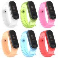 XiaoMi Mi Band 4 Strap mi band 3 strap Colourful Silicone Replacement Strap for MiBand 4 MiBand4 or 