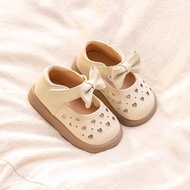 Female Baby Shoes Summer Girl Princess Sandals Breathable Soft-Soled Toddler Shoes Hollow Small Leat