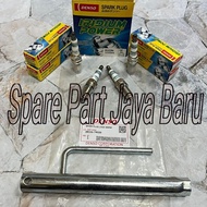 Denso IXU22 Iridium Spark Plugs 4pc and 16mm Spark Plug Wrench Denso All New Picanto Rio Cerato Care