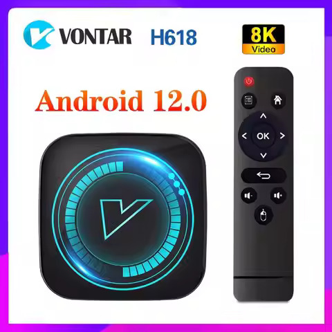 VONTAR H618 Android 12 TV Box 8K Media Player Quad Core Cortex A53 Android 12.0 Allwinner Video BT4.