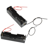 2PCS 18650 Battery Holder with Lead Wire Bundle 18650 Battery Holder 3.7V DIY Battery Storage Boxes 
