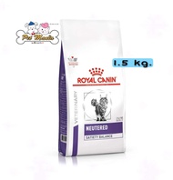 [สูตรใหม่] Royalcanin Neutered satiety balance 1.5 KG อาหารสำหรับแมวทำหมันตัวผู้และตัวเมีย 1.5 กก.