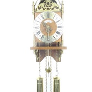 Dutch Vintage Antique Warmink Lantern Wall Clock (Junghans era)