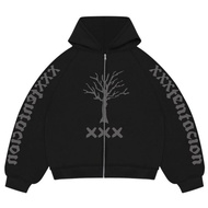 BOHEL - Latest XXXTENTACION Zipper Hoodie, Unisex Fleece Zipper