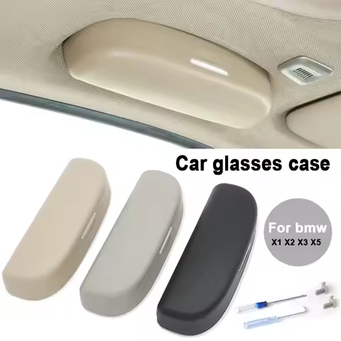 Car Sunglasses Holder Sun Glasses Box Eyeglasses Case for BMW X1 X2 X3 X5 F25 G05 F11 F20 I3 GT1 3 2