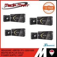 SEASONIC VERTEX PX-750 / PX-850 / PX-1000 / PX-1200 ATX3.0 PCIE 5.0 POWER SUPPLY 80 PLUS PLATINIUM