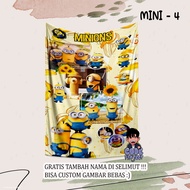 MINIONS BLANKET - minions character children's blanket - cute character blanket can be given a child
