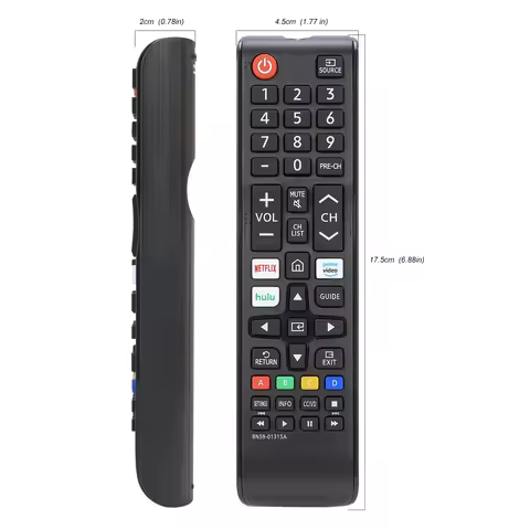 AULCMEET BN59 01315A Replacement Remote Control For Samsung Smart HDTV UN55RU7100FXZA UN55RU710D UN5