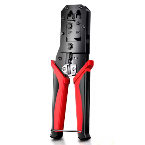 ROVLL RJ45 Crimper Tools Ethernet Lan Cable Network Cutter Stripper Plier 8P6P 6P6C RJ11 RJ12 Multif