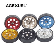 Aceoffix Bike Easywheel Easy Rollers Wide Wheels With Bolts 60mm For Brompton Pike 3Sixty Folding Bike WE02