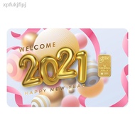 ✻☼◆Public Gold Bullion Bar 1g (Au 999.9) - New Year 2021