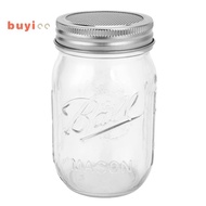 Sprouting Jar with Stainless Steel Screen Lid Wide Mouth Quart Sprouter