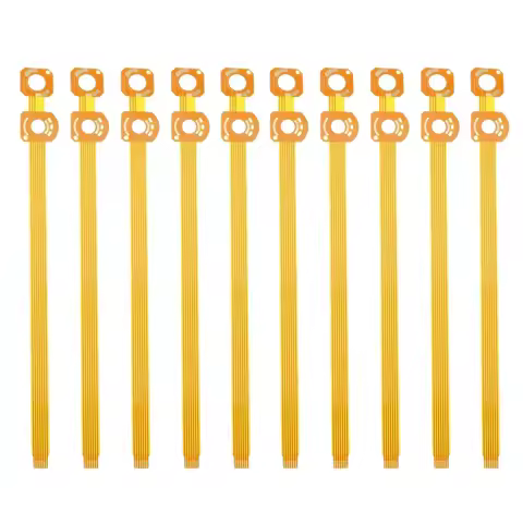 10 Pcs Car Ribbon Cable Turn Signal Switch Steering Column Suitable for Peugeot 206 207/Citroen COM2