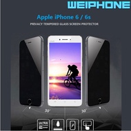 Privacy Tempered Glass For Apple iPhone 6 / 6s