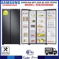 SAMSUNG RS62R5004B4 647L SIDE BY SIDE REFRIGERATOR, 2 TICKS, FREE DELIVERY, RS62R5004B4/SS