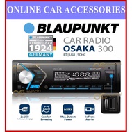 BLAUPUNKT Osaka 300 No CD Player Bluetooth USB AUX in Car FM Stereo Player Kereta Car Radio Single Din