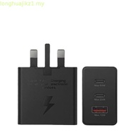 65W EP-T6530 Trio USB C Power Adapter 3-Port Super Fast Charging For Samsung Galaxy S23 Ultra S22 S2