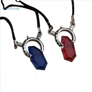 REDD Trendy Dmc Easter  5 Dante Pendant Necklace Red Blue Gem Cosplay Necklaces