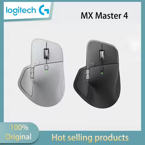 Logitech MX Master 4 Wireless Bluetooth Mouse Master3s Upgraded Ergonomic Dual Mode Mouse Office Sil