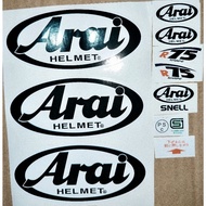 Arai Tsr Helmet Sticker Premium Material Helmet Helmet Accessories